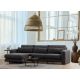 ATELIER DEL SOFA Ugaona garnitura Lily, leva, siva - 560ARE1858