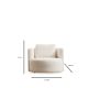ATELIER DEL SOFA Fotelja Asos, svetlo bež - 560ARE1869