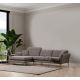 ATELIER DEL SOFA Ugaona garnitura Costor, leva, siva - 560ARE1872