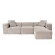 ATELIER DEL SOFA Ugaona garnitura Lora, krem - 560ARE1894