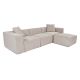 ATELIER DEL SOFA Ugaona garnitura Lora, krem - 560ARE1894