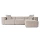 ATELIER DEL SOFA Ugaona garnitura Lora, krem - 560ARE1894