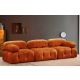 ATELIER DEL SOFA Modularni trosed Bubble L1-O1-1R, narandžasta - 560ARE2103
