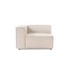 ATELIER DEL SOFA Ugaona fotelja Lora L1, svetlo braon - 560ARE2116