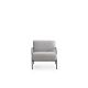 ATELIER DEL SOFA Fotelja Eti Bergere, siva - 560ARE2124
