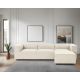 ATELIER DEL SOFA Ugaona garnitura Fora, bela - 560ARE2140