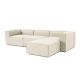 ATELIER DEL SOFA Ugaona garnitura Fora, bela - 560ARE2140