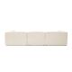 ATELIER DEL SOFA Ugaona garnitura Fora, bela - 560ARE2140