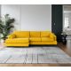 ATELIER DEL SOFA Ugaona garnitura River (Chl-2R), leva, žuta - 560ARE2146