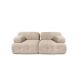 ATELIER DEL SOFA Dvosed Doblo 2, krem - 560ARE2156