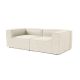 ATELIER DEL SOFA Dvosed Fora 2, svetlo krem - 560ARE2184