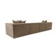 ATELIER DEL SOFA Ugaona garnitura Sora, braon - 560ARE2201