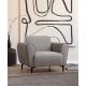 ATELIER DEL SOFA Fotelja Aren, siva - 560ARE2231