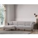 ATELIER DEL SOFA Ugaona garnitura Aren, leva, siva - 560ARE2233