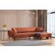 ATELIER DEL SOFA Ugaona garnitura Hamlet, desna, cigla - 560ARE2255