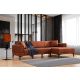 ATELIER DEL SOFA Ugaona garnitura Horizon , desna, cigla - 560ARE2275