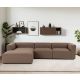 ATELIER DEL SOFA Ugaona garnitura Mora XL, leva, braon - 560ARE2836
