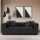 ATELIER DEL SOFA Dvosed Mora XL, antracit - 560ARE2897