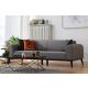 ATELIER DEL SOFA Trosed Kapri, svetlosiva - 560ARE2911