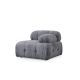 ATELIER DEL SOFA Fotelja Petite 1R, siva - 560ARE2949