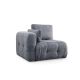 ATELIER DEL SOFA Fotelja Amaris L1, siva - 560ARE4117