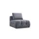 ATELIER DEL SOFA Fotelja Amaris O1, siva - 560ARE4119