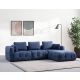 ATELIER DEL SOFA Modularna ugaona garnitura Amaris, tamno plava - 560ARE4128