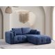 ATELIER DEL SOFA Modularna ugaona garnitura Amaris, tamno plava - 560ARE4130
