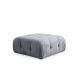 ATELIER DEL SOFA Tabure Amaris Pouffe, siva - EP2802710