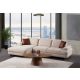 ATELIER DEL SOFA Ugaona garnitura Nice L, leva, krem - 560ARE4166