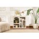 NORDURE Konzolni sto Lessa, mermerna krem - EP3057878