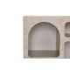 NORDURE Konzolni sto Lessa, mermerna krem - EP3057878