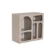 NORDURE Konzolni sto Lessa, mermerna krem - EP3057878