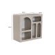 NORDURE Konzolni sto Lessa, mermerna krem - EP3057878