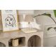 NORDURE Konzolni sto Liva 120, mermerna krem - EP3057881