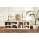 NORDURE Konzolni sto Ferlis, mermerna krem - EP3057887