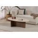NORDURE Klub sto Orba, mermerna krem/braon - EP3057899