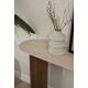 NORDURE Konzolni sto Sira, mermerna krem/braon - EP3057902