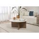 NORDURE Klub sto Soleil, mermerna krem/braon - EP3057905
