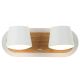 FORMA LED zidna lampa F2077-16Z WH+WD, bela/braon - EP2994686