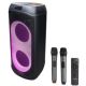 MICROLAB PT802W karaoke zvucnik 200W, Bluetooth, LED, 11,1V/4400mAh, TWS, Aux, USB, microSD, + Mic*2 - 45398
