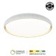 FORMA LED plafonjera LP-424-86R WH+SG, bela/zlatna - EP2947847