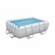 BESTWAY Bazen sa metalnim okvirom i filter pumpom 282x196x84cm Power Steel Rectangular - 394070