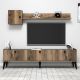 HANAH HOME TV komoda i polica Lidya, braon - 566BMS1148