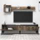 HANAH HOME TV komoda i polica Lidya, braon - 566BMS1148