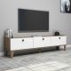 HANAH HOME TV komoda Sumer, bela/braon - 566BMS1149