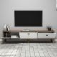 HANAH HOME TV komoda Sumer, bela/braon - 566BMS1149