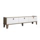 HANAH HOME TV komoda Sumer, bela/braon - 566BMS1149