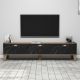 HANAH HOME TV komoda Sumer, crna/braon - 566BMS1150