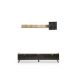 HANAH HOME TV komoda i polica Sumer, braon/crna - 566BMS1152
